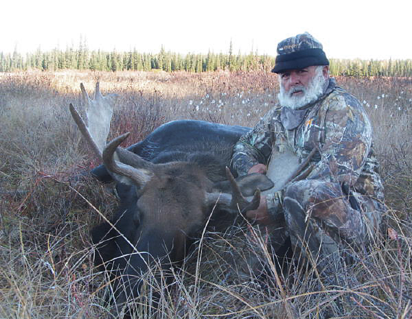 Bill Adkins with Moose, 2017