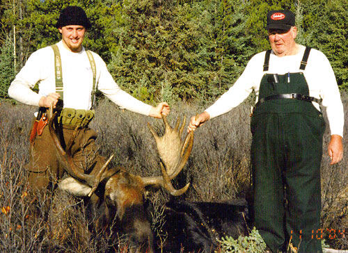 Tony and Carmen Kyle, moose, 2004